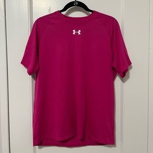 Under Armour Mens Pink T-Shirt